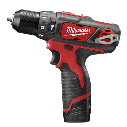 [MLK-2408-259A] Taladro Atornillador Percutor 12v + Cargador + Baterias + Maletin - Milwaukee - 2408-259A